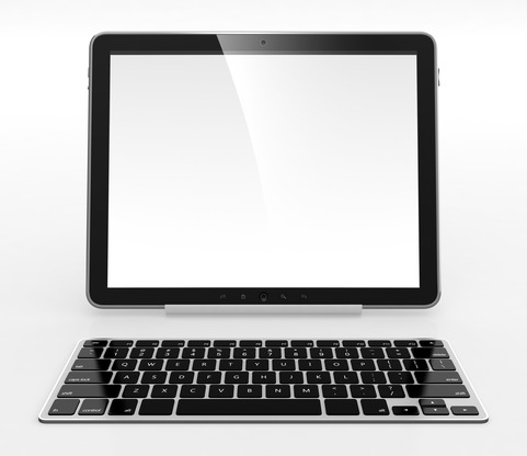 iPad med tangentboard